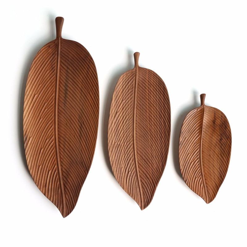 Wooden Leaf Tray ST212226